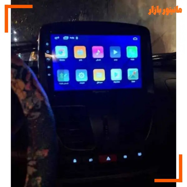 مانیتور 11 اینچ اندروید با حافظه 16+1 برای خودرو کوییک و ساینا به همراه دوربین عقب فول اچ دی