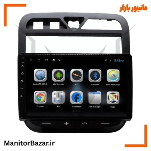 مانیتور اندروید سمند ال ایکس + دوربین دنده عقب (دید در شب)