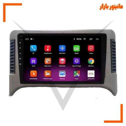 مانیتور اندروید سمند داشبورد قدیم + دوربین دنده عقب (دید در شب)