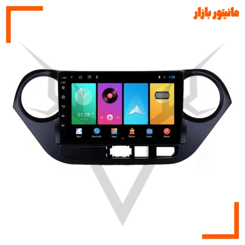 پخش کننده تصویری خودرو ووکس مدل i10 C200PRO مناسب برای هیوندای i10
