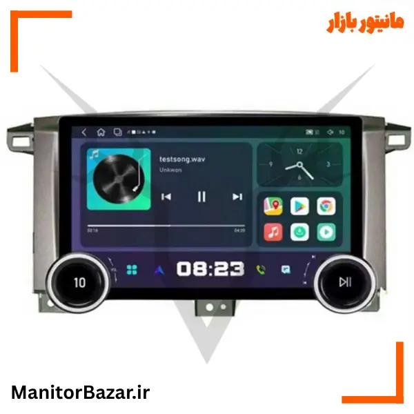 مانیتور ولوم دار دایموند مناسب تویوتا لندکروز 2016 تا 2019