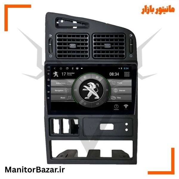 مانیتور اندروید پژو پارس و 405 (داشبورد قدیم)