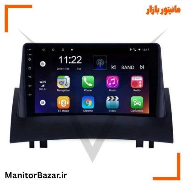 مانیتور اندروید رنو مگان + کنباس
