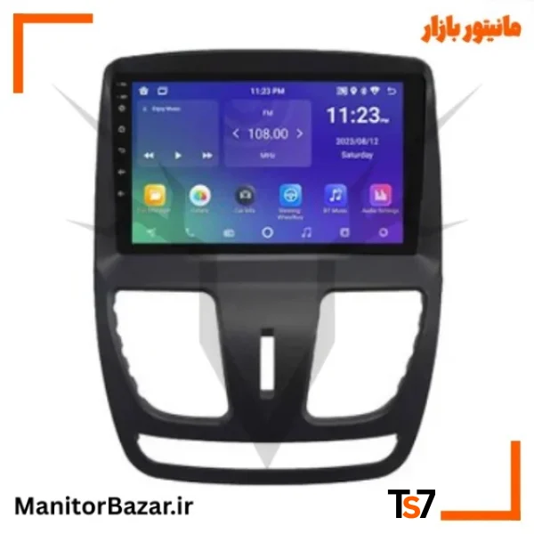 مانیتورخودرو TS7 ساینا و کوییک | با قاب فابریک