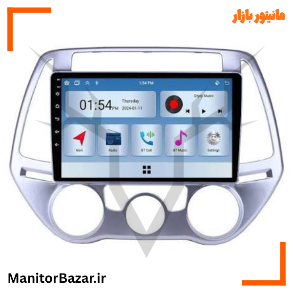 مانیتورخودرو TS7 هیوندای i20 آنالوگ | با قاب فابریک