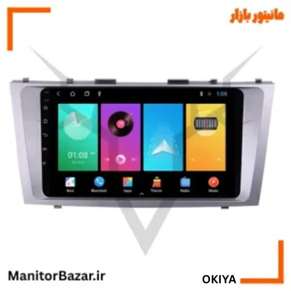 مانیتور تویوتا کمری 2007 تا 2010 برند اوکیا