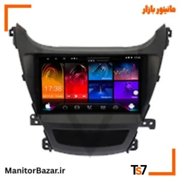 مانیتورخودرو TS7 هیوندای النترا 2011 تا 2016 | با قاب فابریک