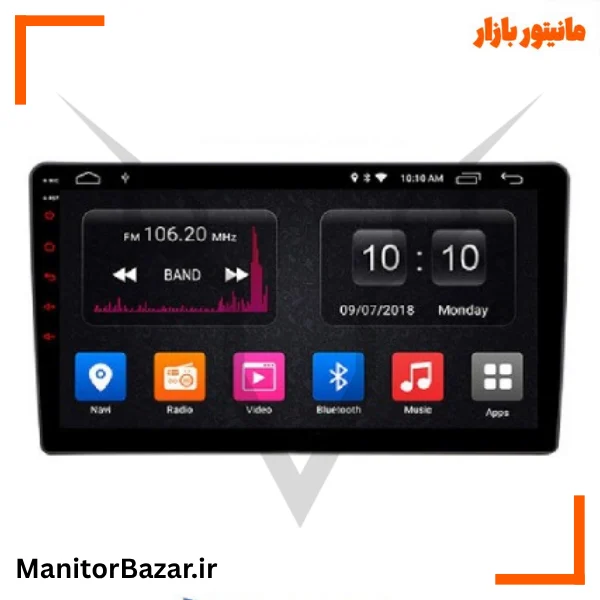 مانیتور اندرویدی هارمن هیوندای آزرا 2008-2010 | کیفیت 4K (همراه با قاب فابریک)