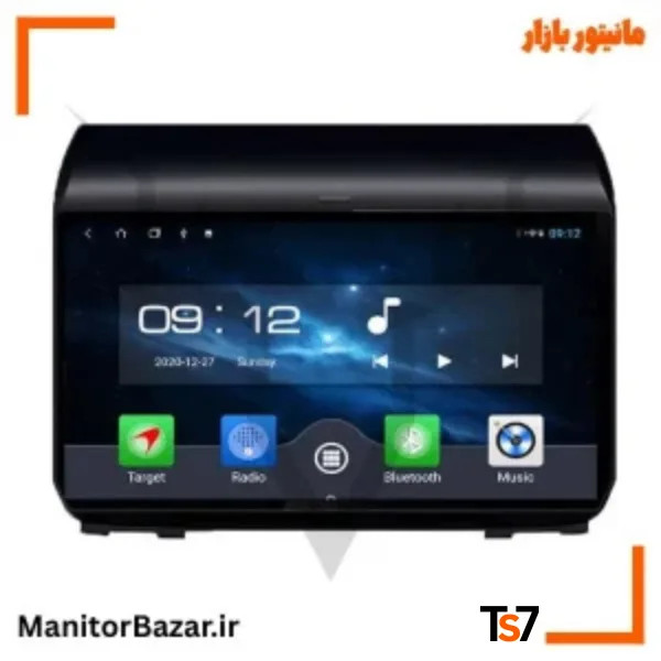 مانیتورخودرو TS7 جک S3 | با قاب فابریک