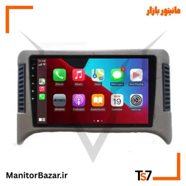 مانیتورخودرو TS7 سمند ال ایکس | با قاب فابریک
