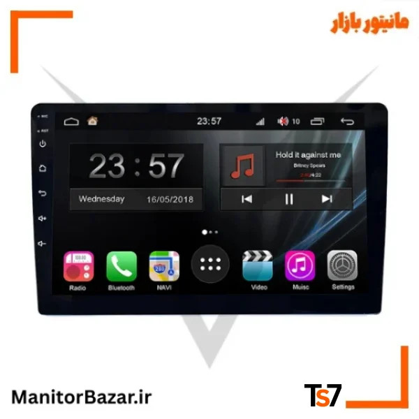 مانیتورخودرو TS7 دنا و دنا پلاس | با قاب فابریک