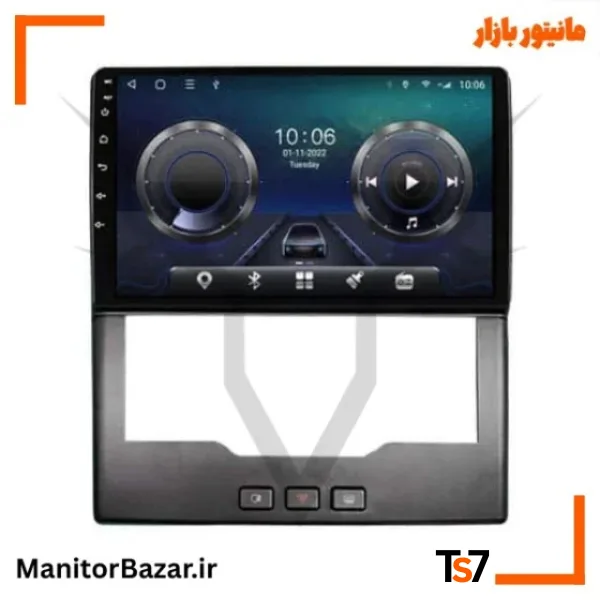 مانیتورخودرو TS7 پراید 111 | با قاب فابریک