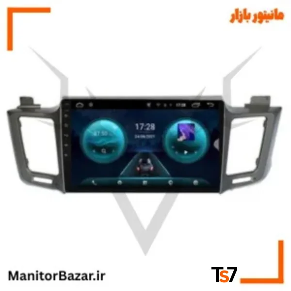 مانیتورخودرو TS7 تویوتا راوفور | با قاب فابریک