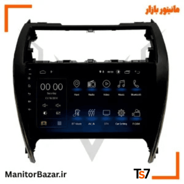 مانیتورخودرو TS7 تویوتا کمری 2011-2015 | با قاب فابریک
