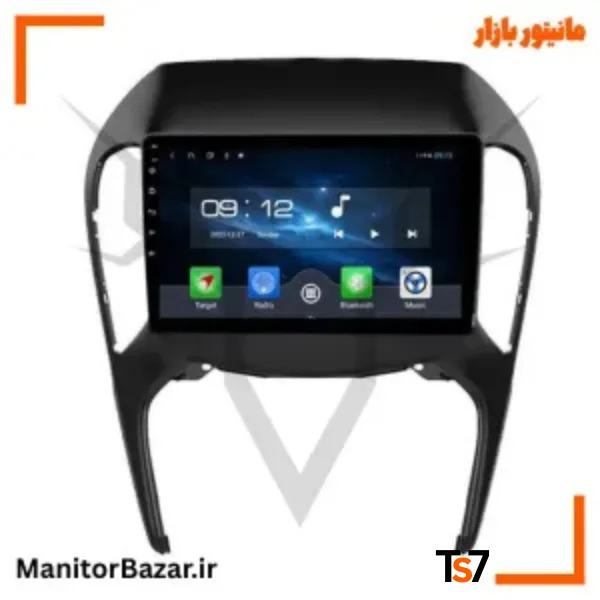 مانیتورخودرو TS7 چری آریزو 5 | با قاب فابریک