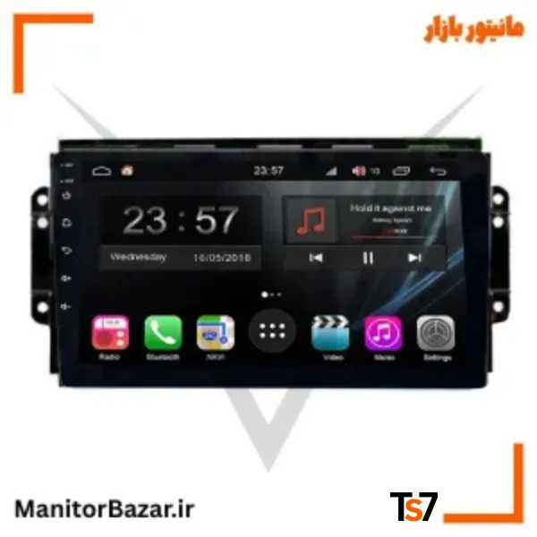 مانیتورخودرو TS7 چری تیگو 3 | با قاب فابریک