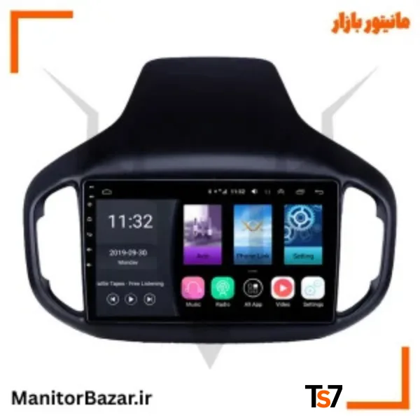 مانیتورخودرو TS7 چری تیگو 7 | با قاب فابریک