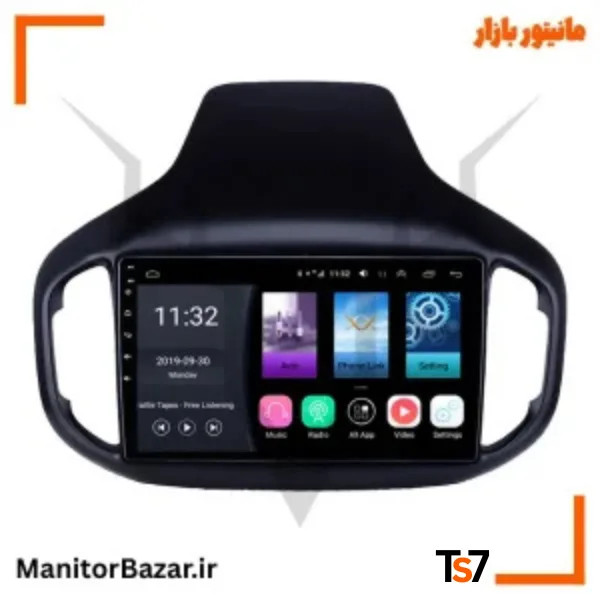 مانیتورخودرو TS7 چری تیگو 7 | با قاب فابریک