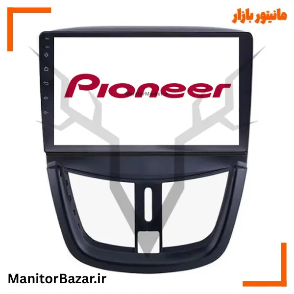 مانیتور اندروید پایونیر پژو 207 | با قاب فابریک