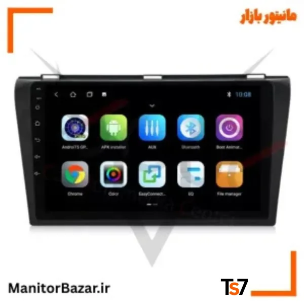 مانیتورخودرو TS7 مزدا 3 قدیم | با قاب فابریک