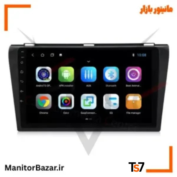 مانیتورخودرو TS7 مزدا 3 قدیم | با قاب فابریک