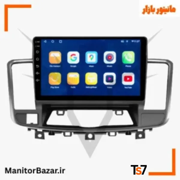 مانیتورخودرو TS7 نیسان تیانا | با قاب فابریک