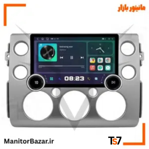 مانیتورخودرو TS7 تویوتا اف جی کروز | با قاب فابریک